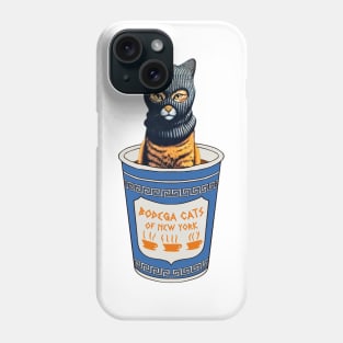 New York Bodega Feline - Coffee Cup Kitty Phone Case