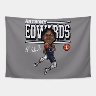 Anthony Edwards Minnesota Cartoon Tapestry