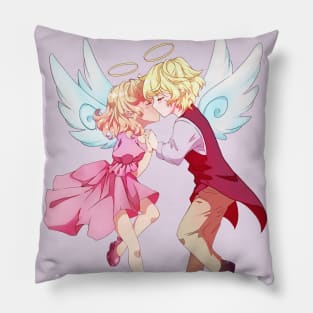 The kissing angels and love Pillow