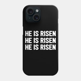 He Is Risen Cool Inspirational Easter Christian Phone Case