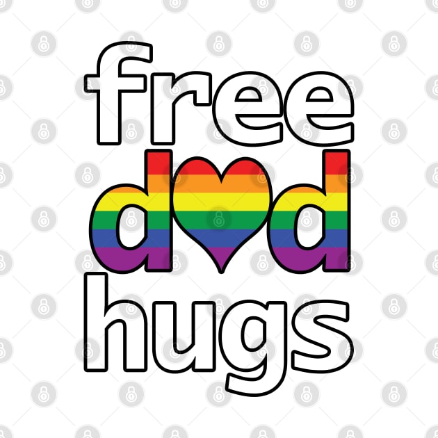 Pride Free Dad Hugs by ellenhenryart