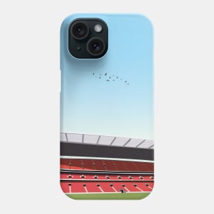 Wembley Stadium Illustration Design Phone Case