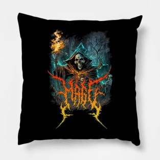 Mage Death Metal design Pillow