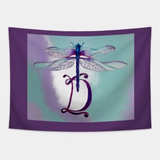 Dragonfly Monogram Tapestry