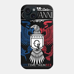 Team Giovanni Lifetime Member, Giovanni Name, Giovanni Middle Name Phone Case