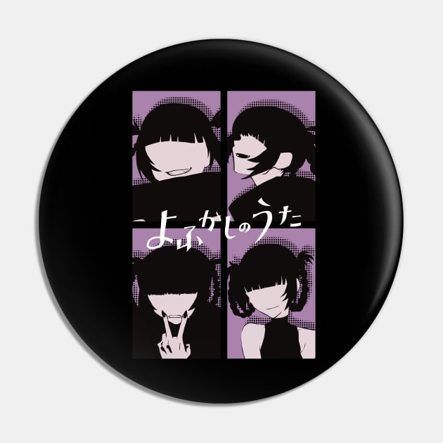 Call of the Night Anime Characters Nazuna Nanakusa Faceless in Cool 4  Panels Pop Art Style - Nazuna - Pin