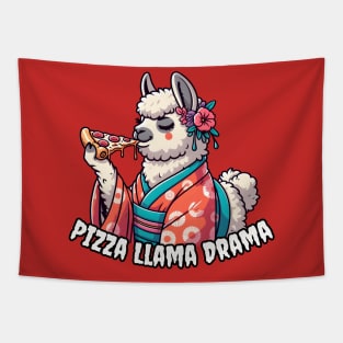 Pizza llama Tapestry