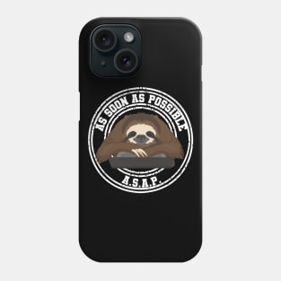 Humor Lazy worker Cute Funny Sloth Phone Case