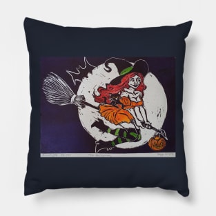 Bewitching ride Pillow