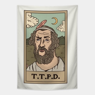 GREEK TORTURED POET TAROT STICKER POSTER Tapestry