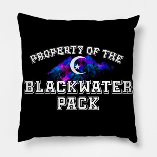 Property of Blackwater w/Mountains Pillow