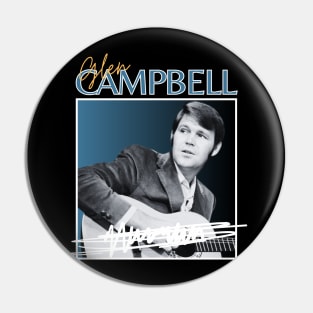 Glen campbell///original retro Pin