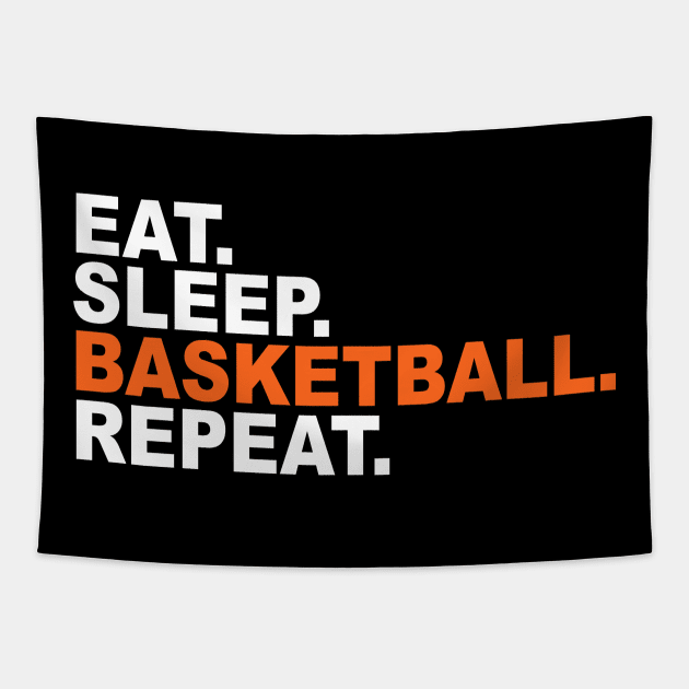 Eat, Sleep, Basketball, Repeat Tapestry by Issho Ni