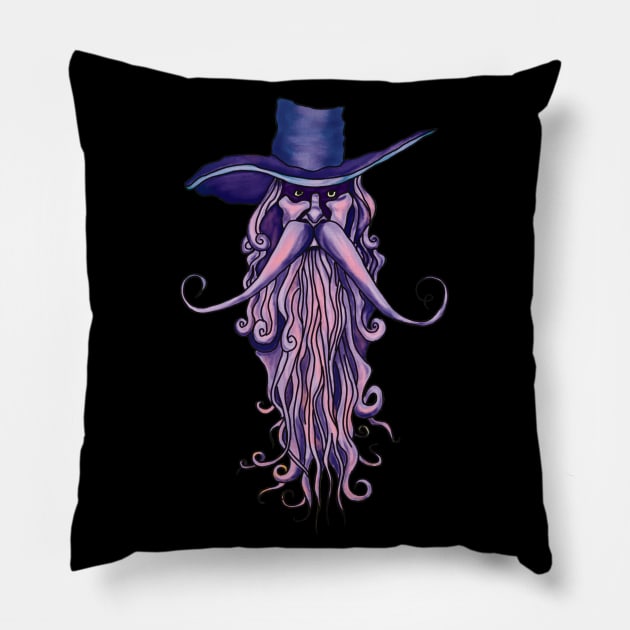 Man In A Hat Pillow by Soth Studio