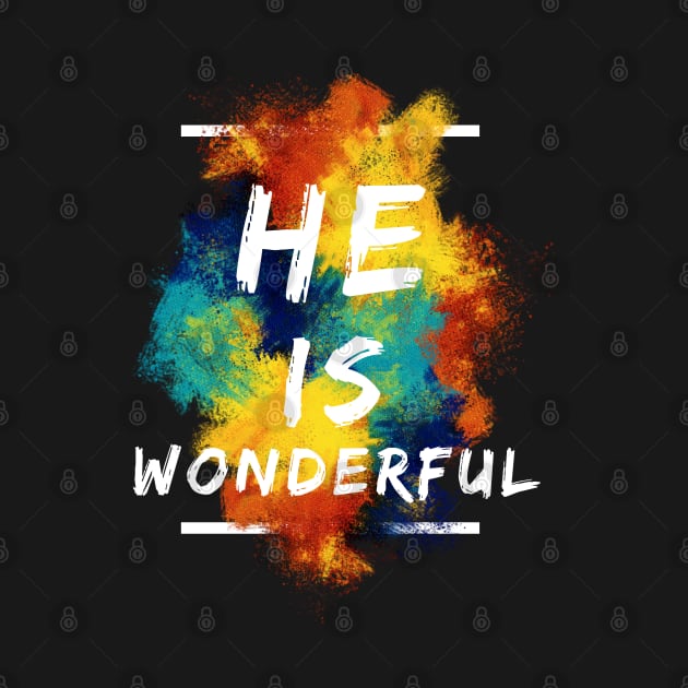 He is Wonderful - Christian Quotes by MyVictory