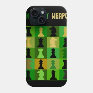 chess board stil green army look I chose my weapons gift Phone Case