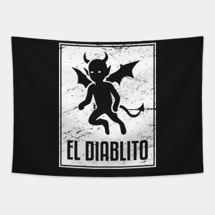 El Diablito | Loteria Mexican Tarot Card Tapestry