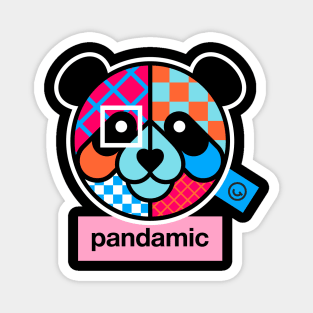 Pandamic Pink character Magnet