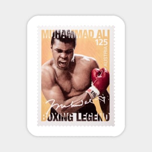 Muhammad Ali Postage Stamp Magnet