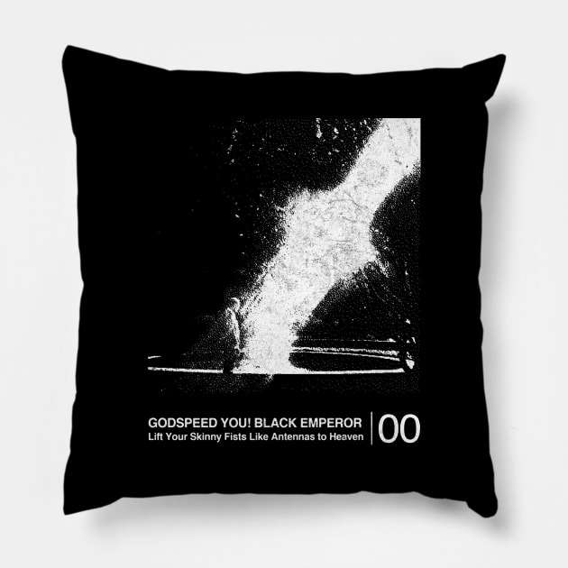 Godspeed You! Black Emperor / Minimalist Graphic Artwork Design Pillow by saudade