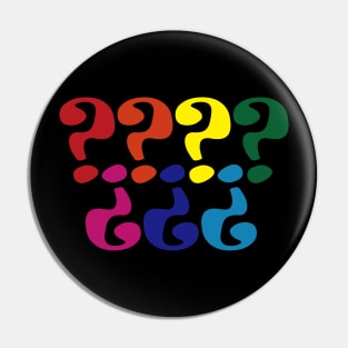 Question Rainbow Pin