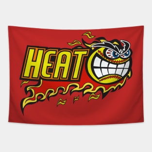 Heat Softball Logo Tapestry