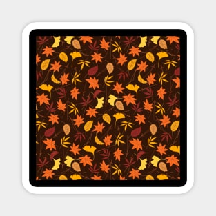 Maple leaves pattern Magnet