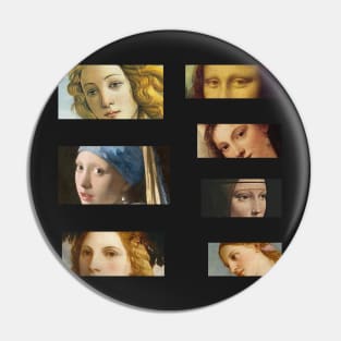 Beautiful renaissance stickers Pin