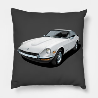 Datsun 240Z in white Pillow