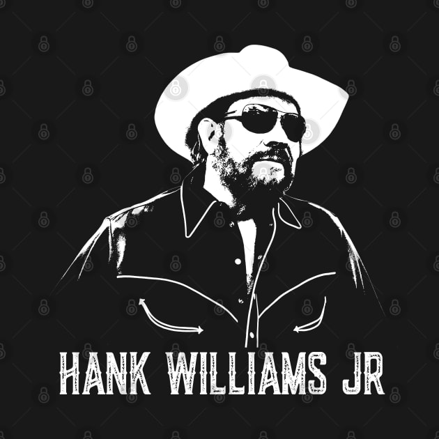 Hank Williams Jr Classic Vintage by Culnaneandreas.Fashion