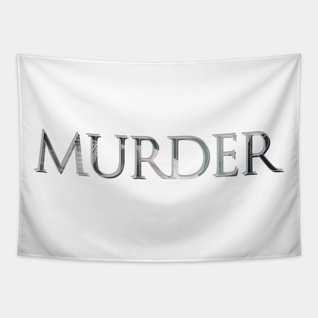 MURDER Tapestry by afternoontees