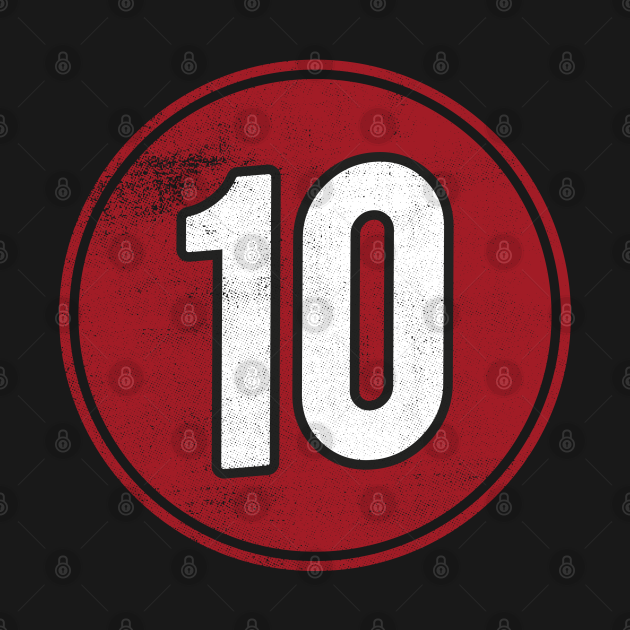 Number Ten 10 Ten T Shirt TeePublic Number Ten 10 Ten T Shirt TeePublic