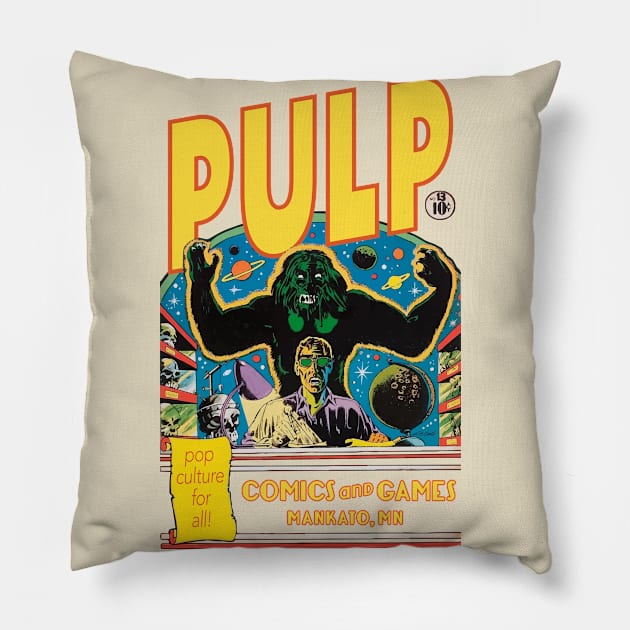 PULP Science Monster Pillow by PULP Comics and Games