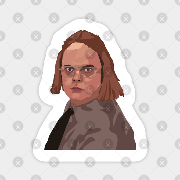 Dwight as Meredith Magnet by FutureSpaceDesigns