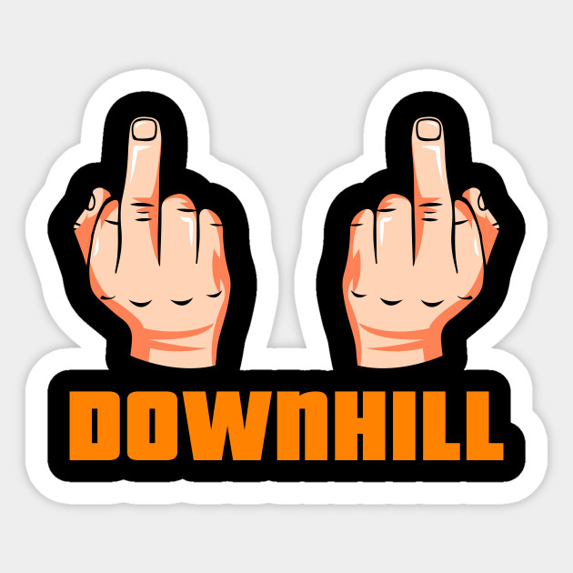 finger downhill bike