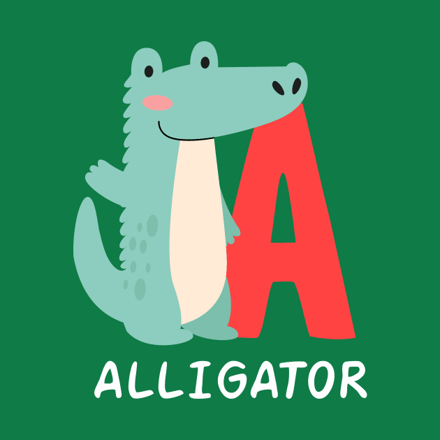 Alligator Alphabet funny by Kids series