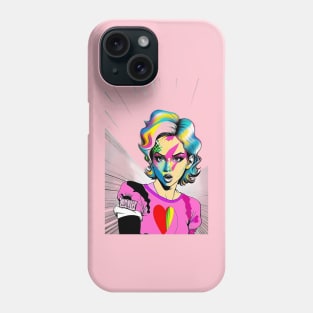 the vicious girl in pink Phone Case