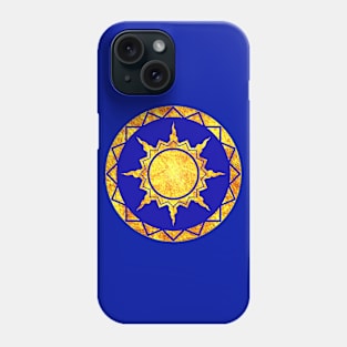 Atlantean Sun on Blue Phone Case