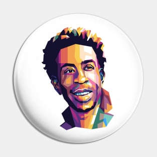 American Rapper Ludacris Pin