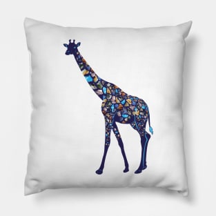Cosmic Space Giraffe Pillow