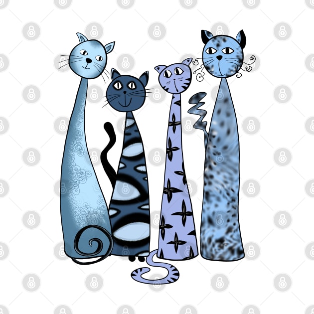 Blue cats by Smoky Lemon