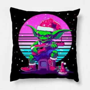 Duende navideño con guitarra Pillow