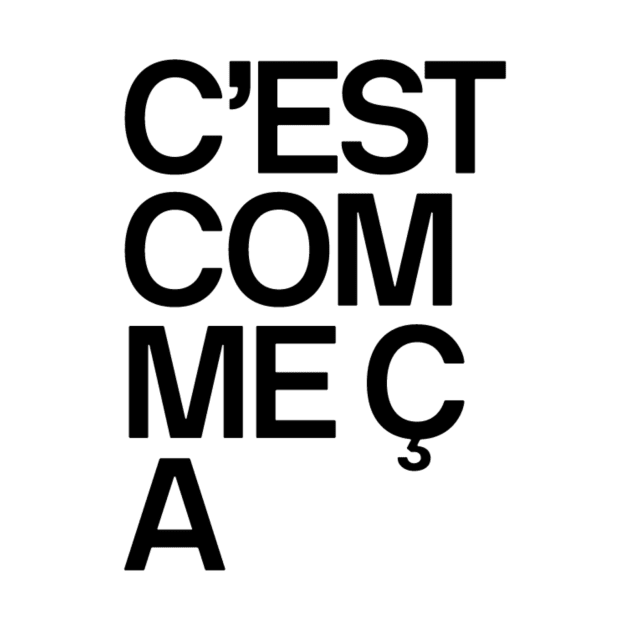 C'est comme ca by alec