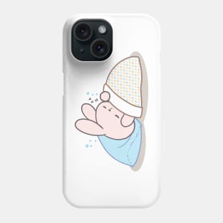 Cute rabbit bunny sleeping Phone Case