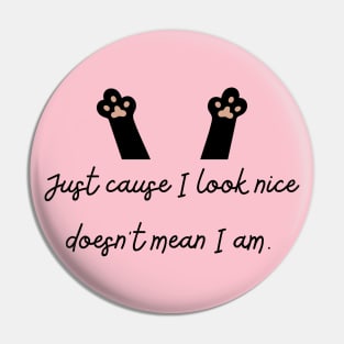 I'm not nice Pin