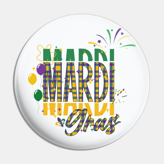 Mardi Gras Pin by hippohost