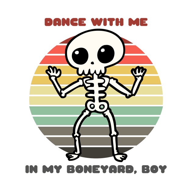 Sunset Skeleton / Dance With Me in My Boneyard, Boy by nathalieaynie