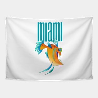 Krazy Fish - Miami Tapestry