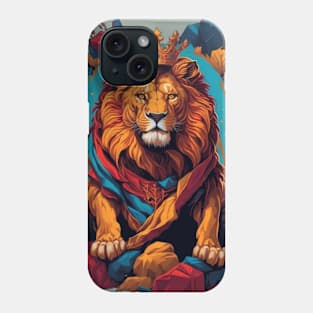 the majestic lion Phone Case