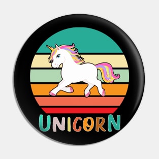 Vintage Retro Unicorn Pin